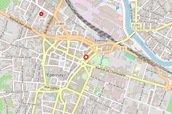 Map showing C. Comme Champagne in Champagne