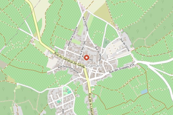 Map showing Champagne Diebolt-Vallois in Champagne