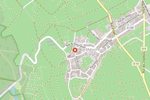 Map showing Champagne Salon in Champagne