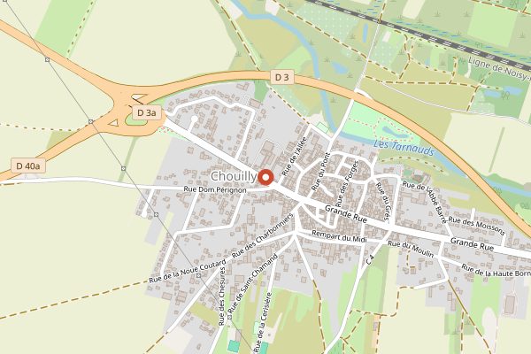 Map showing Champagne Vazart-Coquart & Fils in Champagne