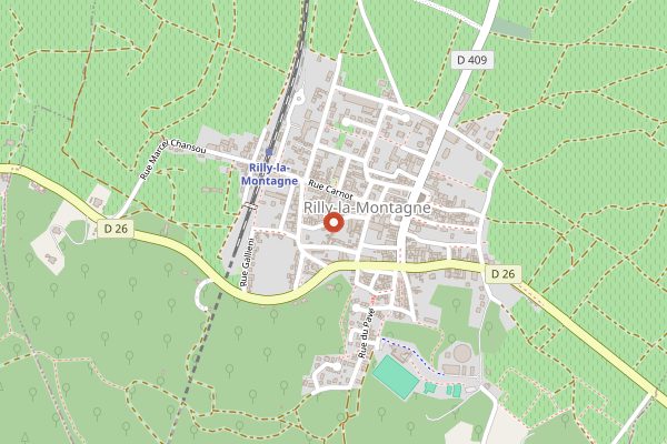 Map showing Champagne Vilmart & Cie in Champagne