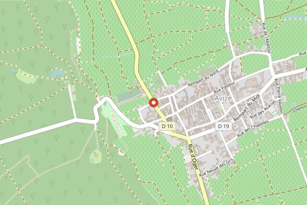 Map showing Domaine Jacques Selosse in Champagne