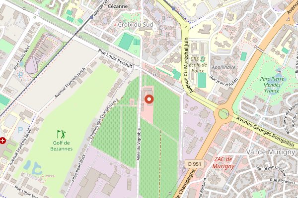 Map showing Sparkling Tour in Champagne