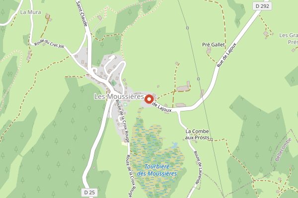 Map showing Fromagerie du Haut-Jura in Jura