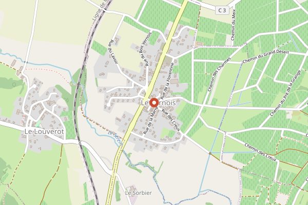 Map showing Domaine Hubert Clavelin et Fils in Jura