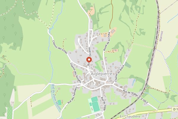 Map showing Domaine des Sarmentelles in Jura