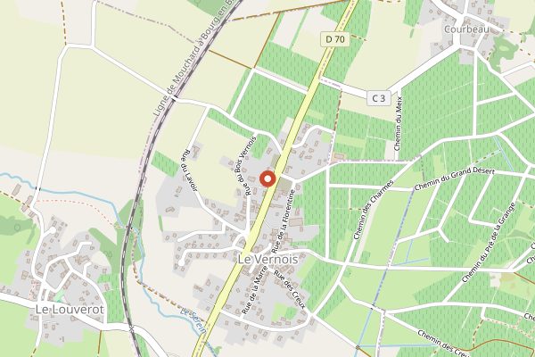 Map showing Caveau des Byards in Jura