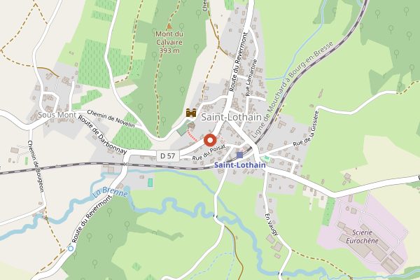 Map showing Vins Bonnot in Jura