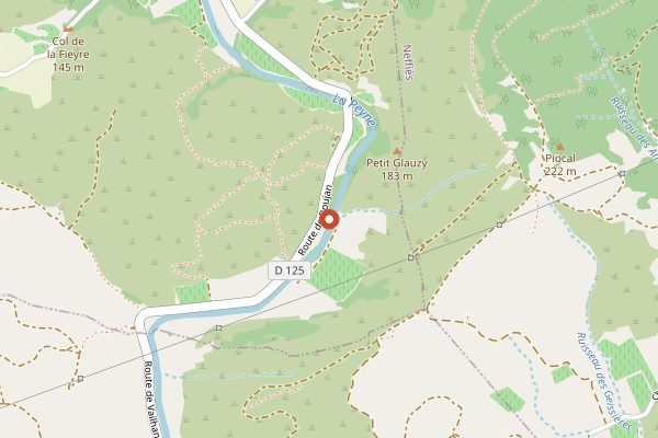 Map showing Visit the goats at Ferme du Mas Rolland in Languedoc