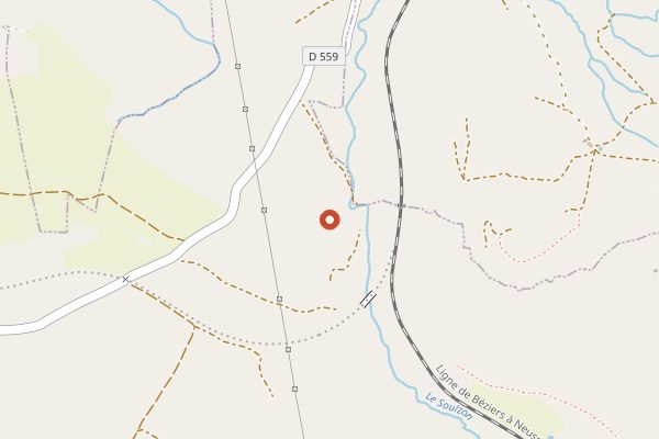 Map showing Maison Gabriel Coulet cave visit in Languedoc
