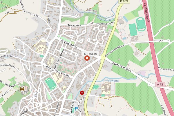 Map showing Le Temps des Cerises (Octon) in Languedoc