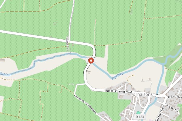 Map showing Domaine de Fontsainte in Languedoc