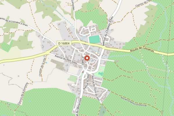 Map showing Domaine du Petit Causse in Languedoc