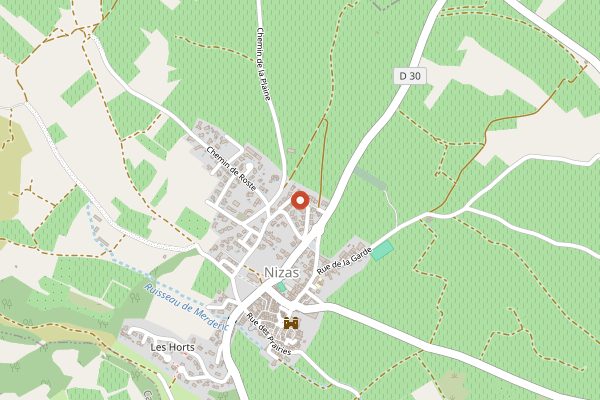 Map showing Domaine Ollier-Taillefer in Languedoc