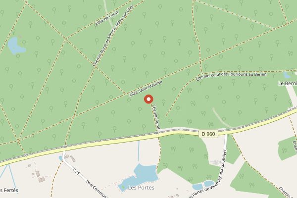 Map showing Guided visit of the Ferme de la Fringale in Loire Valley