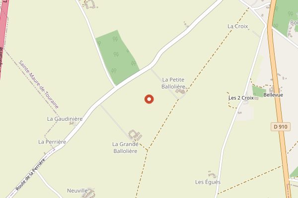 Map showing Les Fromages d'Angel in Loire Valley