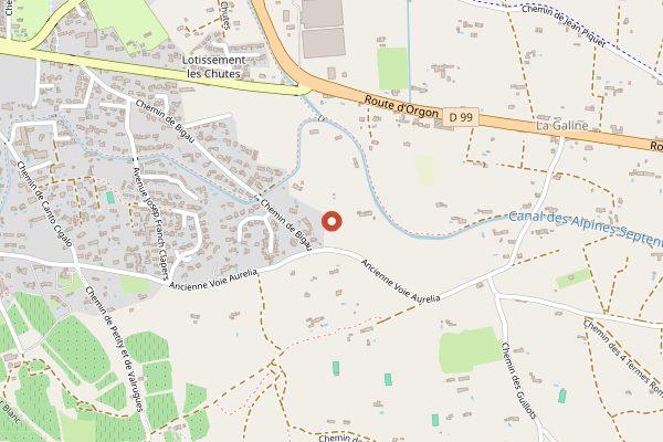 Map showing La Fromagerie des Alpilles in Provence
