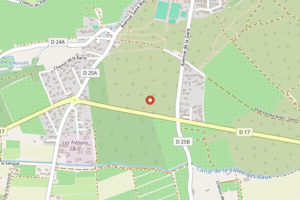 Map showing Les Cabres d'Or...élie in Provence