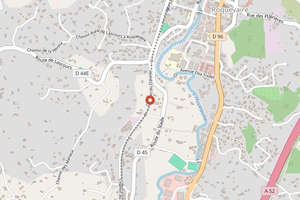 Map showing Les chèvres de la Baume in Provence