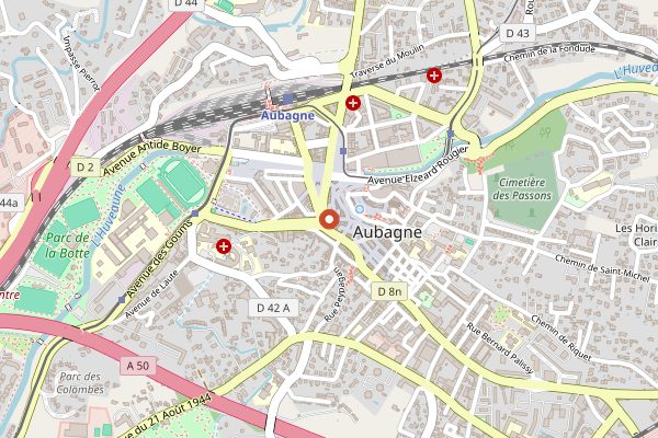 Map showing Fromagerie Bellon in Provence