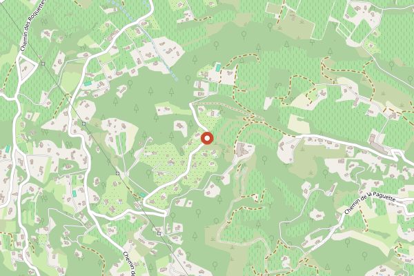 Map showing Chateau de Pibarnon in Provence