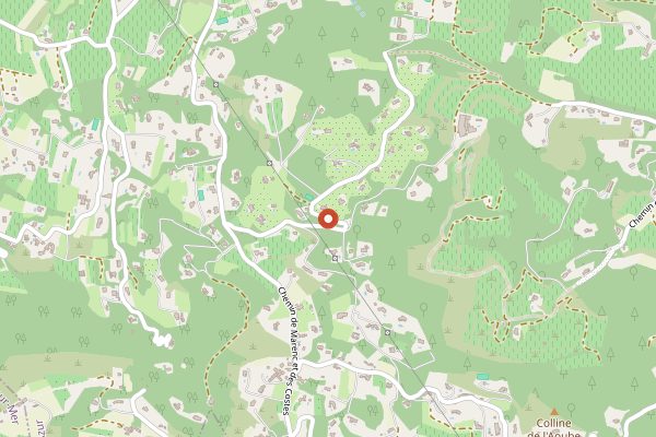 Map showing Chateau de Pibarnon Tasting Cellar in Provence