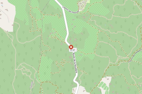 Map showing Chateau Minuty Tasting Room in Provence
