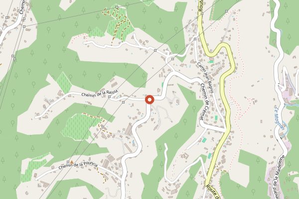 Map showing Clos Saint Vincent in Provence