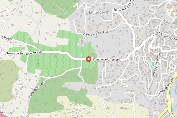 Map showing Domaine de Terrebrune in Provence