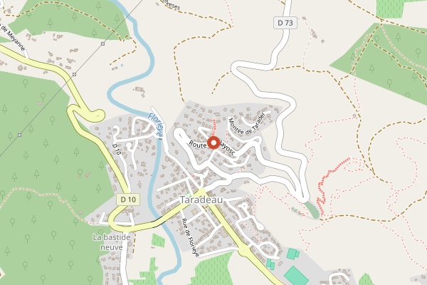 Map showing Domaines Ott in Provence