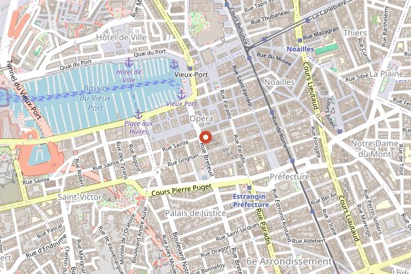 Map showing La Part des Anges in Provence
