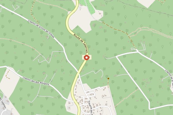 Map showing Chateau de Berne Blending Workshop in Provence