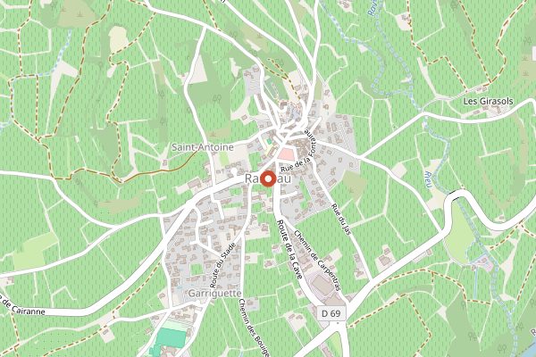Map showing Musee du Vigneron in Provence