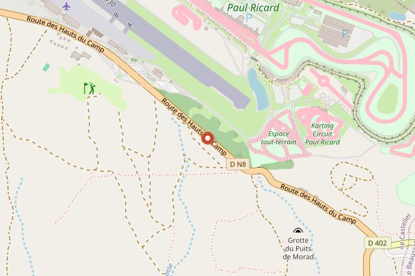Map showing Restaurant Christophe Bacquie in Provence
