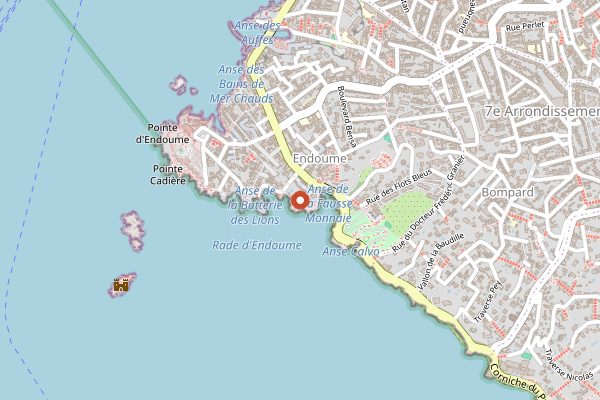 Map showing Le Petit Nice in Provence