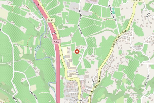 Map showing Domaine Tempier Visit and Tasting Programme in Provence