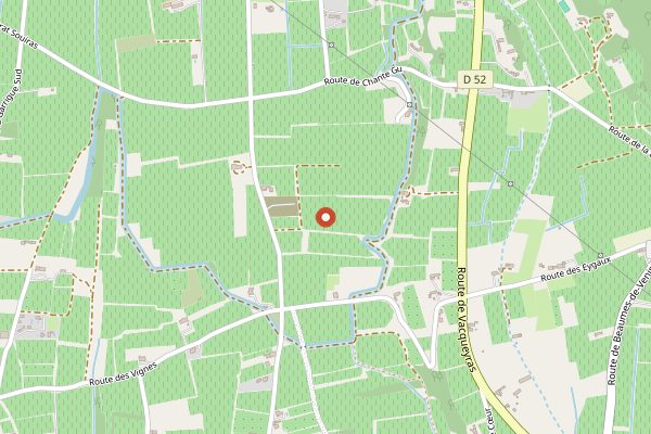 Map showing Domaine Le Sang des Cailloux in Rhone Valley
