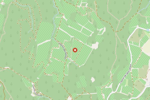Map showing Relais du Vieux Village Seguret in Rhone Valley