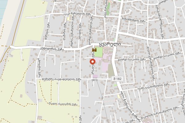 Map showing Koncho & Co in Kakheti