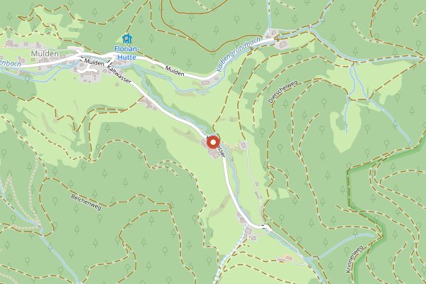 Map showing Käserei Glocknerhof in Baden