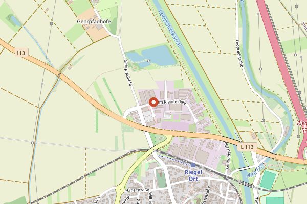 Map showing Goldbrenner in Baden