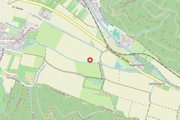 Map showing Schladerer in Baden