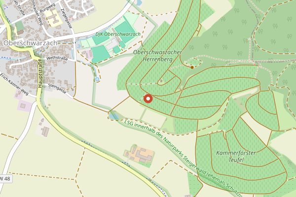 Map showing Hofkäserei Zehner in Franken
