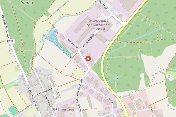 Map showing Weingut Zehnthof Luckert in Franken