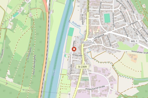 Map showing VDP.Weingut Steintal in Franken