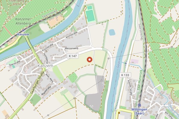 Map showing Weingut Egon Muller - Scharzhof in Mosel