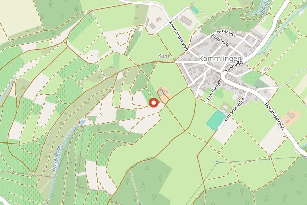 Map showing Weingut von Hovel in Mosel