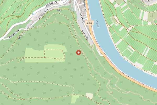 Map showing Weingut Stein in Mosel