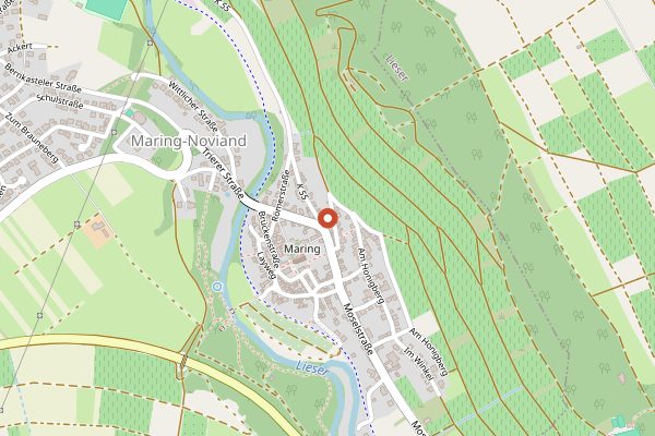 Map showing Weingut Willi Schaefer in Mosel