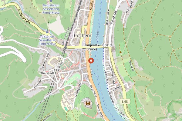 Map showing Gebr. Kolb Mosel Panorama Cruise in Mosel